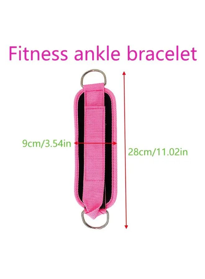 Black Ankle Strap For Leg And Hip Resistance Training Durable Comfortable Home Gym Workout Gear - Image 4